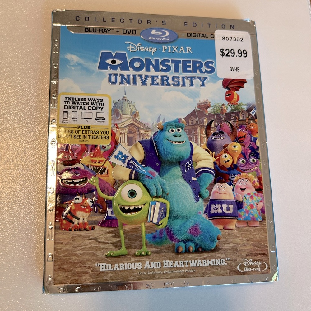 Disney Pixar Monsters University Collector’s Edition